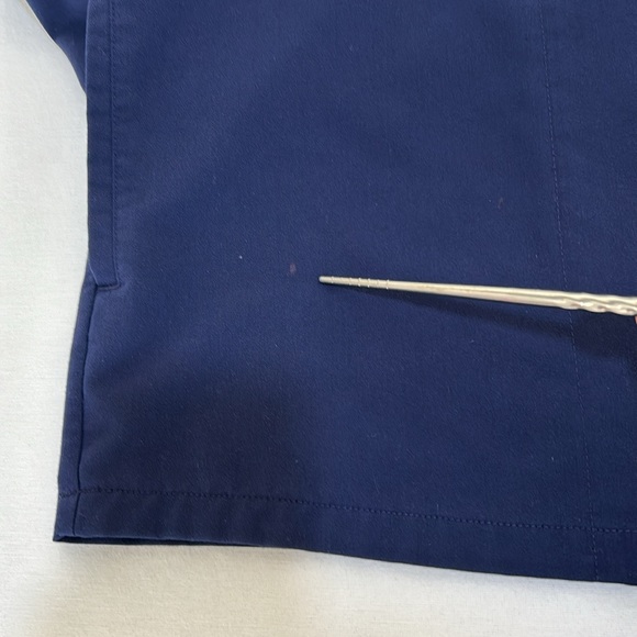 FIGS UNISEX TECHNICAL COLLECTION  SCRUB SHORT SLEEVE NAVY Sz XL - Picture 9 of 10